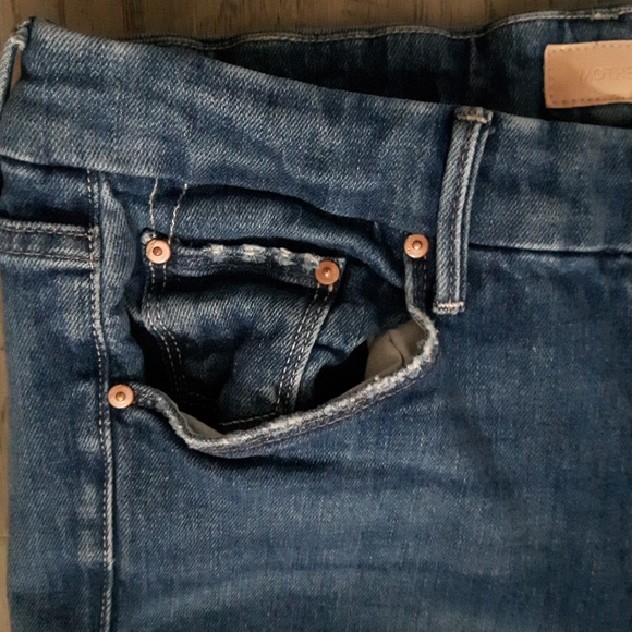 Mother Jeans THE LOOKER Where Is My Mind Distressed Wash Women 28 - Picture 5 of 16